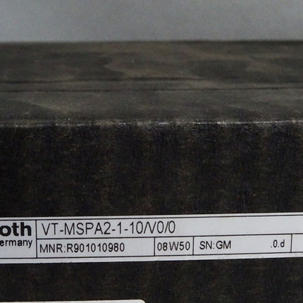 Rexroth R901010980 Amplifier Module VT-MSPA2-1-10/V0/0 / Neu OVP