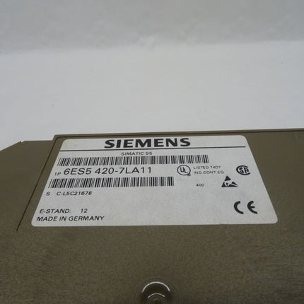 Siemens 6ES5420-7LA11 Simatic S5 6ES5 420-7LA11 E:012 Digital Input