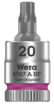 Wera 8767 A HF TX 20 x 28mm Zyklop Bitnuss mit 1/4" Steckschlüssel 05003364001