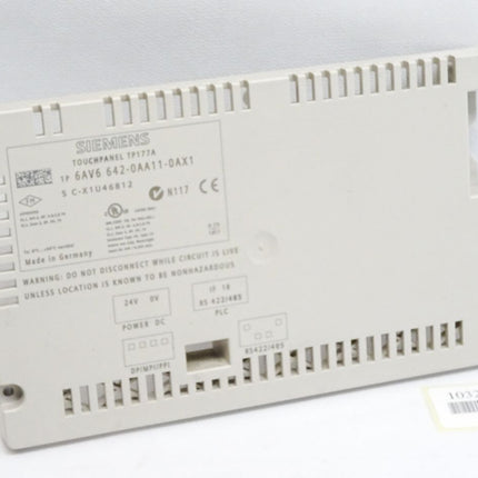 Siemens Backcover Rückschale Panel Touch TP177A 6AV6642-0AA11-0AX1 6AV6 642-0AA11-0AX1