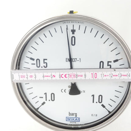 Wika Manometer nach EN 837-1 mit angebautem Druckmittler -1...+1 barg / 9226.01 990.26 / Neu