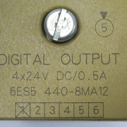 Siemens Digital Output 6ES5440-8MA12 / 6ES5 440-8MA12 E:1