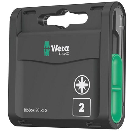 Wera 05057760001 Bit-Box 20 PZ 2 x 25 mm 20-teilig