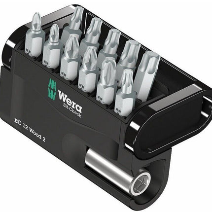 Wera 05057422001 Bit-Check 12 Wood 2 12-teiliges Set