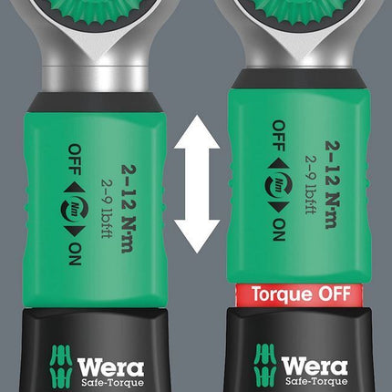 Wera 05075830001 Safe-Torque A 1 Set 1, 1/4" Vierkant, 2-12 Nm 10-;teilig