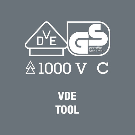 Wera 3160 3,0mm i VDE-isolierter Schlitz-Schraubendreher, Edelstahl 05022729001