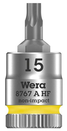 Wera 8767 A HF TX 15 x 28mm Zyklop Bitnuss mit 1/4" Steckschlüssel 05003363001