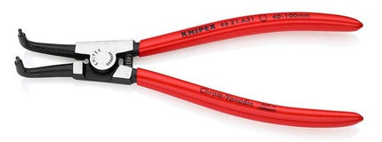 Knipex 4621A31 Sicherungsringzange gebogen A31 außen 200mm 40-100mm 46 21 A31