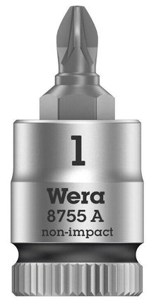 Wera 8755 A PZ 1 x 28mm Zyklop Bitnuss mit 1/4" Steckschlüssel 05003353001