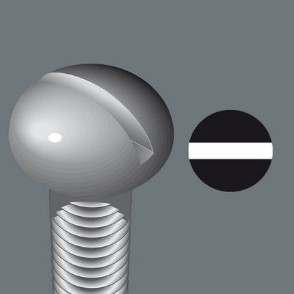 Wera 334 SK 05007670001 Schlitz-Schraubendreher 0,6x3,5x75mm