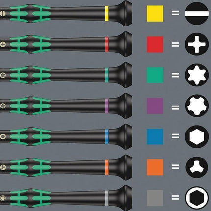 Wera 05134027001 Kraftform Micro Big Pack 2 Elektronik-Schraubendrehersatz