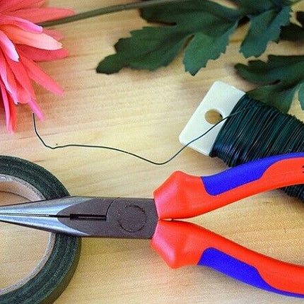 Knipex 2502160 Flachrundzange mit Schneide 25 02 160 Radiozange