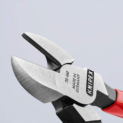 KNIPEX Seitenschneider 160 mm Kopf poliert mit Kunststof 7001160