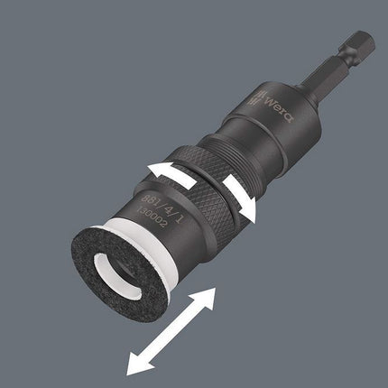 Wera 05130002001 881/4/1 SB Bithalter mit variabler Einschraubtiefenbegrenzung
