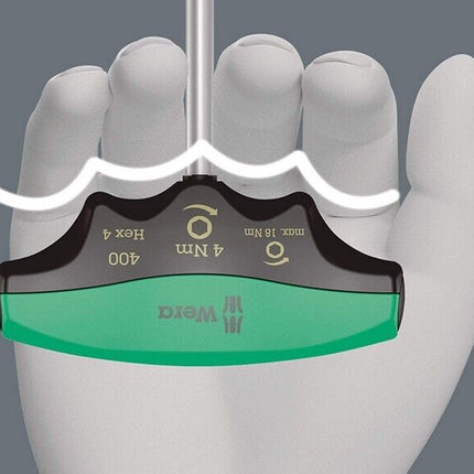 Wera 400 Hex 05005081001 Drehmoment Schraubendreher 5,0mm 5,0 Nm