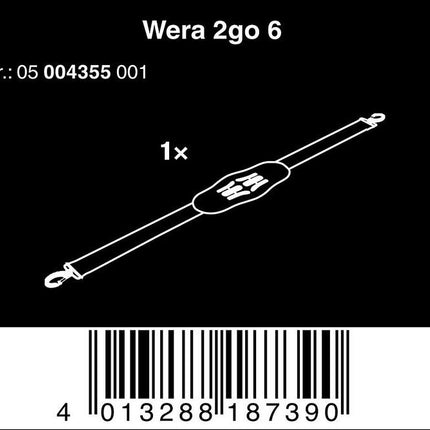 Wera 05004355001 2go 6 Tragegurt