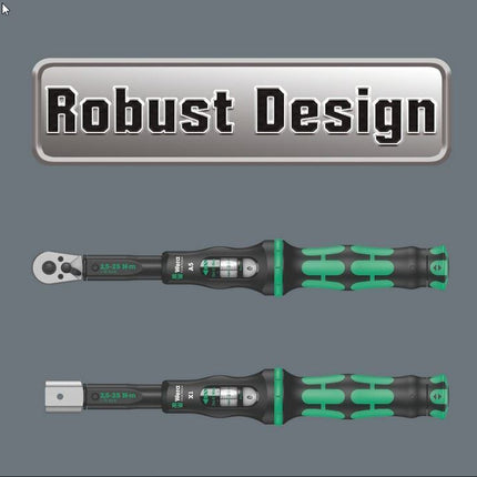 Wera 05075610001 Click-Torque B 1 Drehmomentschlüssel mit Umschaltkn. 10-50Nm