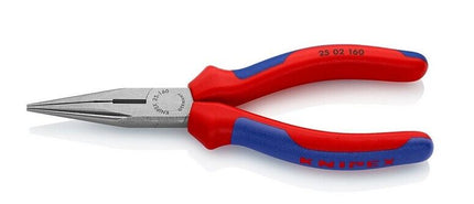 Knipex 2502160 Flachrundzange mit Schneide 25 02 160 Radiozange