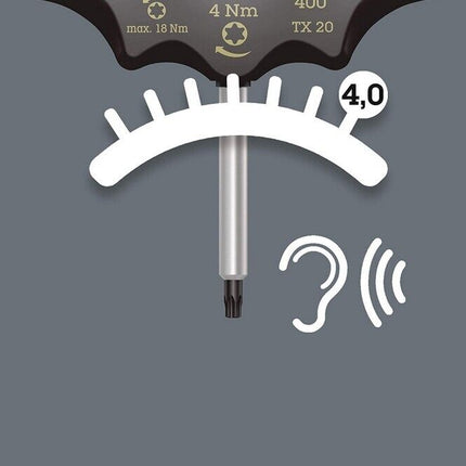 Wera 05005090001 Drehmomentindikator 400 TX 20 / 4,0 Nm