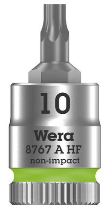 Wera 8767 A HF TX 10 x 28mm Zyklop Bitnuss mit 1/4" Steckschlüssel 05003362001