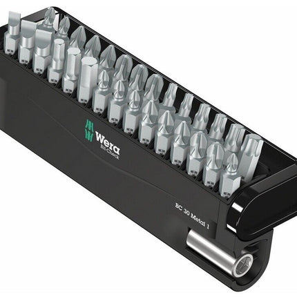 Wera 05057434001 Bit-Check 30 Metal 1 30-teiliges Set