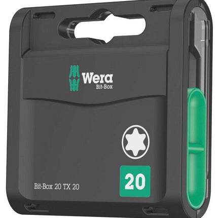 Wera 05057770001 Bit-Box 20 TX 20 x 25 mm 20-teilig TORX 20