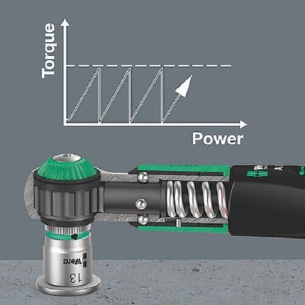 Wera 05075800001 Safe-Torque A1 Drehmomentschlüssel 1/4" Vierkantantrieb 2-12 Nm