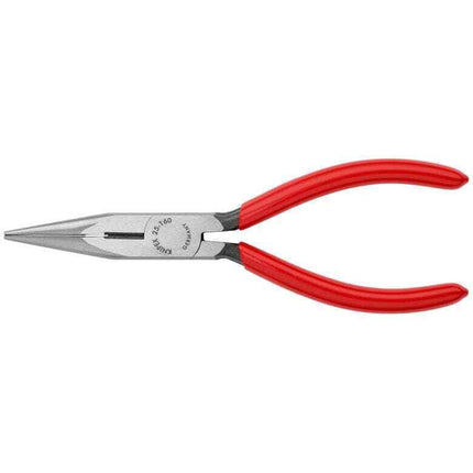 Knipex 25 01 160 Flachrundzange mit Schneide 2501160 Spitzzange Zange gerade