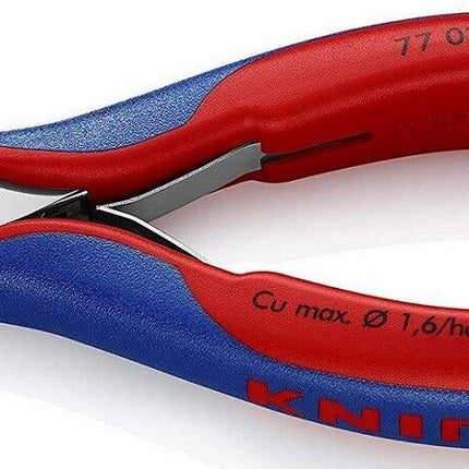 KNIPEX 7702115 Elektronik-Seitenschneider 115 mm rundem Kopf