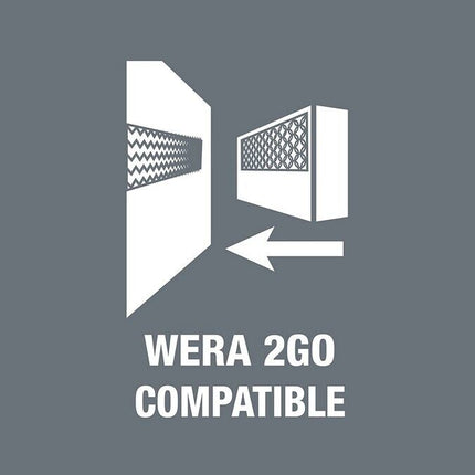 Wera 05004357001 2go 2 XL Tool Container Universal Werkzeugtasche unbestückt 330 x 455 x 170 mm