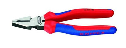 Knipex Kraft Kombizange 0202180 schwarz atramentiert Hohe Hebelwirkung 02 02 180