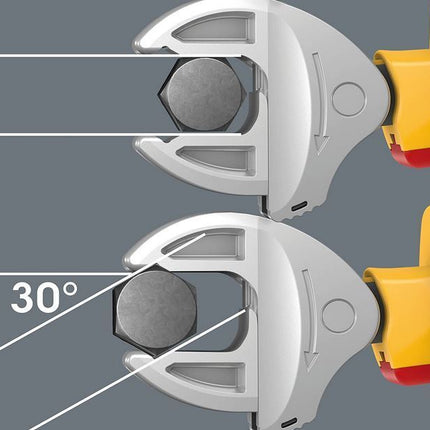 Wera 05020151001 6004 Joker S VDE-isolierter selbstjustierender 10-13mm Maulschlüssel
