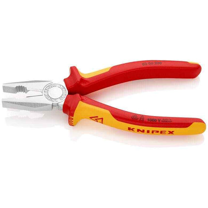 Knipex 03 06 200 Kombizange VDE 200mm 0306200 mit Mehrkomponenten Hüllen