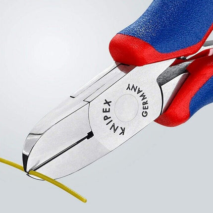 KNIPEX 7702115 Elektronik-Seitenschneider 115 mm rundem Kopf