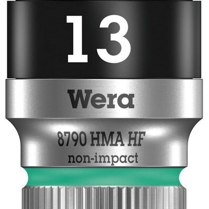 Wera 8790 HMA HF 13mm Zyklop-Steckschlüsseleinsatz 1/4" mit Haltef. 05003728001