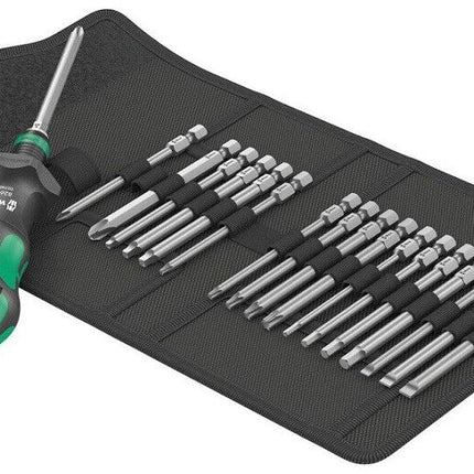 Wera 05057483001 Kompakt Turbo Imperial 1 Bit-Set 15teilig 1/4"