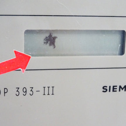 Siemens Panel OP393 III 6ES5393-0UA15 6ES5 393-0UA15 Pixelfehler auf dem Display