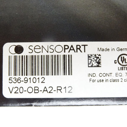 Sensopart VISOR® V20 Objektsensor V20-OB-A2-R12 536-91012  / Neu OVP