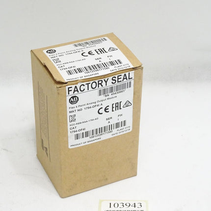 Allen Bradley Flex 4 Point Analog Output Module 1794-OF4I / Neu OVP