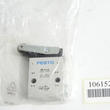 Festo 2272 RS-3-1/8 Rollenhebelventil / Neu OVP