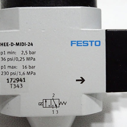 Festo 172941 HEE-D-MIDI-24 Einschaltventil