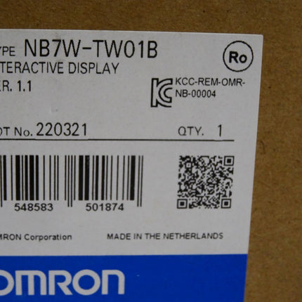 Omron NB7W-TW01B interactive Display / Neu OVP