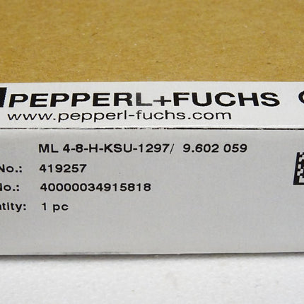 Pepperl+Fuchs Lichtschranke 419257 ML 4-8-H-KSU-1297 / Neu OVP