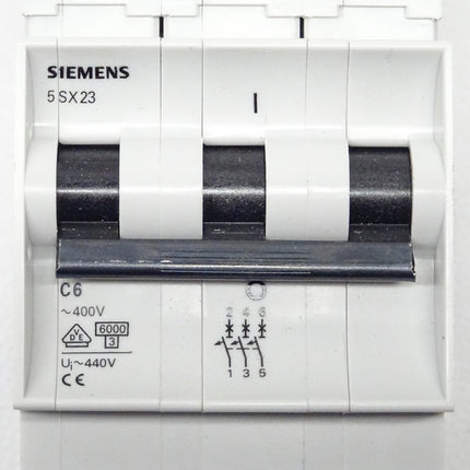 Siemens 5SX2306-7 4 stk. Leistungsschutzschalter C6 5SX2 306-7 neu-OVP