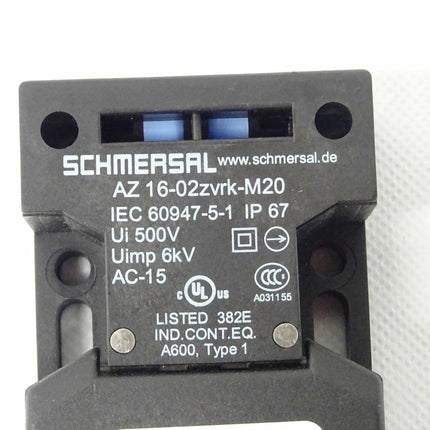 Schmersal AZ 16-02 zvrk-M20 Sicherheitsschalter