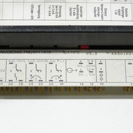 Endress Hauser FMU 676 Nivosonic FMU671/676 V: 3.2