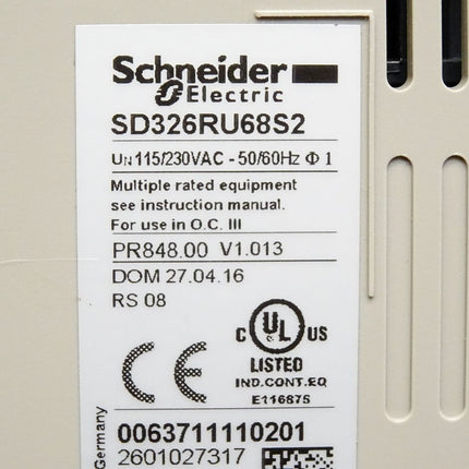 Schneider SD326RU68S2 Schrittmotorverstärker