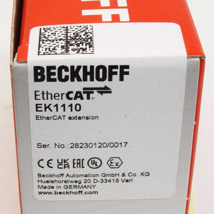 Beckhoff EK1110 EtherCAT-Verlängerung / Neu OVP versiegelt