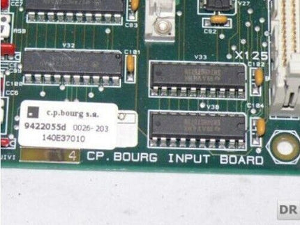 c.p.bourg s.a. 9422055d / 0026- 203 / 140E37010 / Input Board