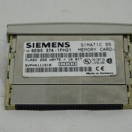 Siemens Simatic  Memory Card 256KB 16Bit 6ES5374-1FH21 E:03 / 6ES5 374-1FH21